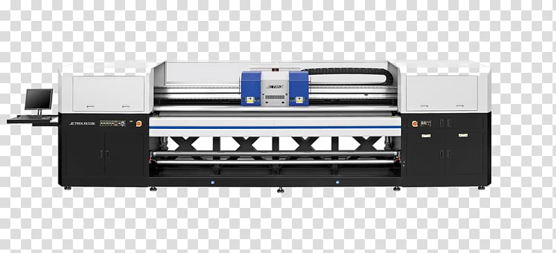 Inkjet printing Flatbed digital printer Wide-format printer, High-volume Low-speed Fan transparent background PNG clipart