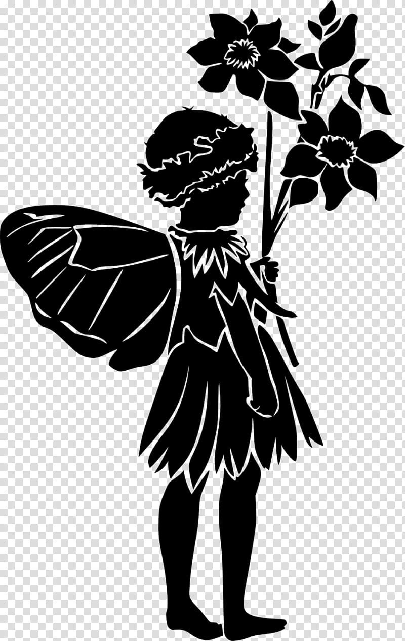 Fairy Wall decal Paper Sticker Flower Fairies, Fairy transparent background PNG clipart