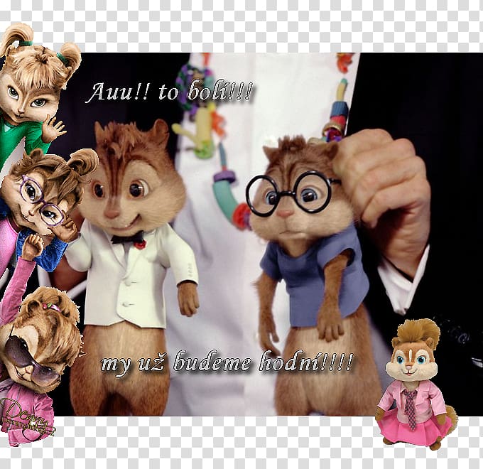 Alvin and the Chipmunks in film Jeanette The Chipettes, alvin chipmunk transparent background PNG clipart