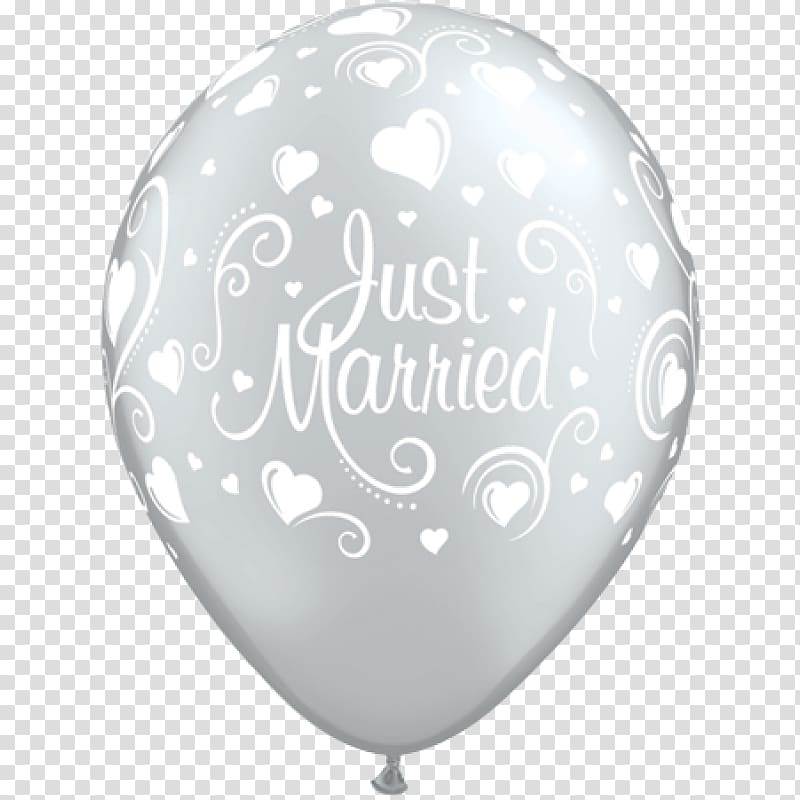 Balloon Birthday Party Wedding anniversary, Just Married transparent background PNG clipart
