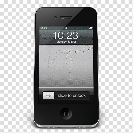 smartphone electronic device gadget multimedia, iPhone Black iOS, black iPhone 3GS transparent background PNG clipart