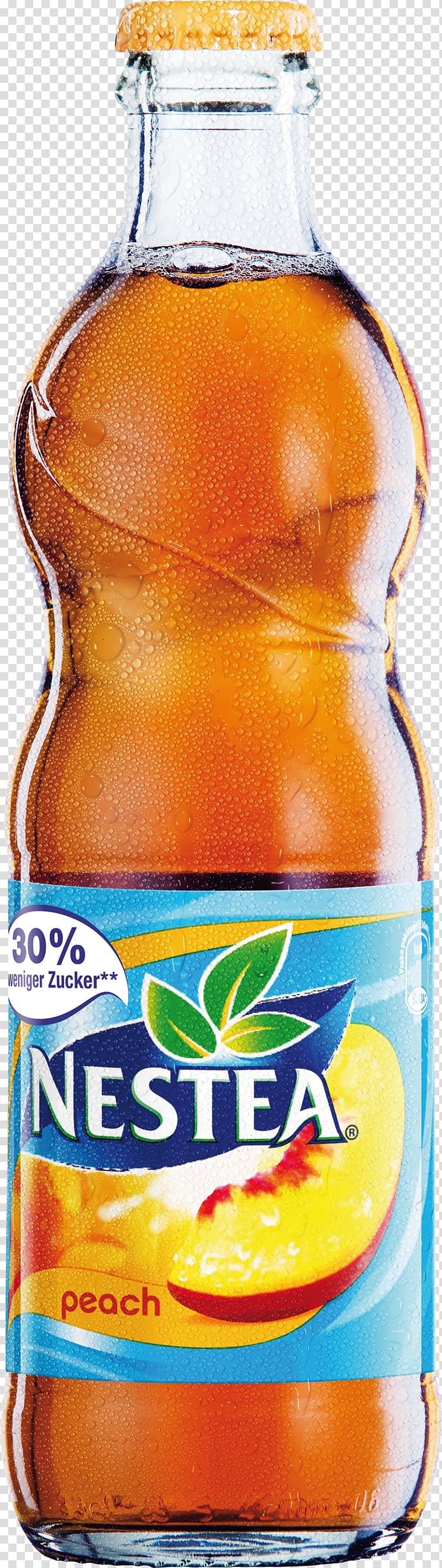 Orange drink Iced tea Fizzy Drinks Glass bottle Beer, iced tea transparent background PNG clipart