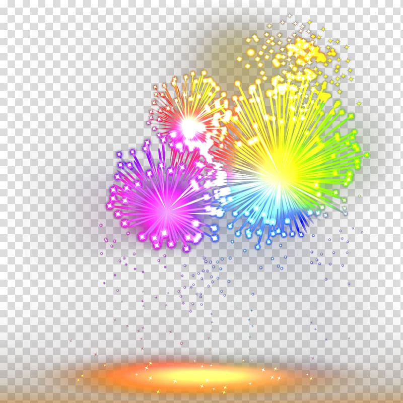 Fireworks explosion transparent background PNG clipart