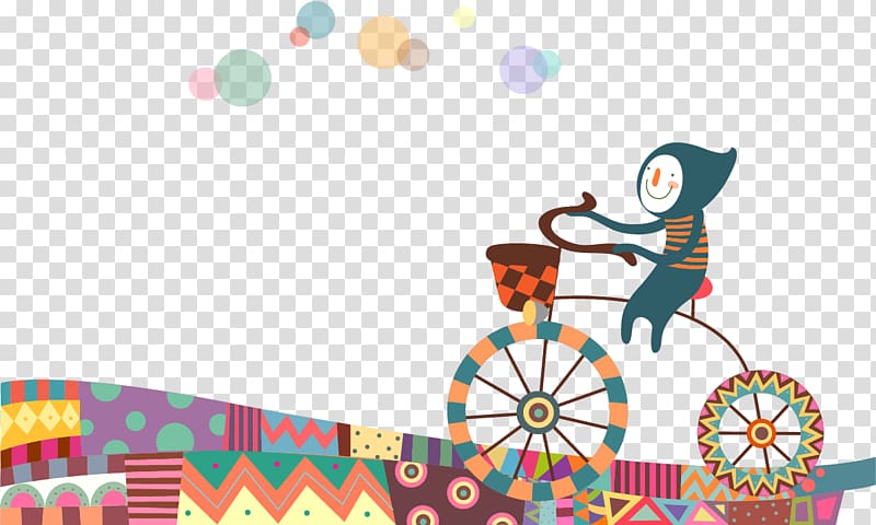 Cartoon Cycling Bicycle, Cycling transparent background PNG clipart