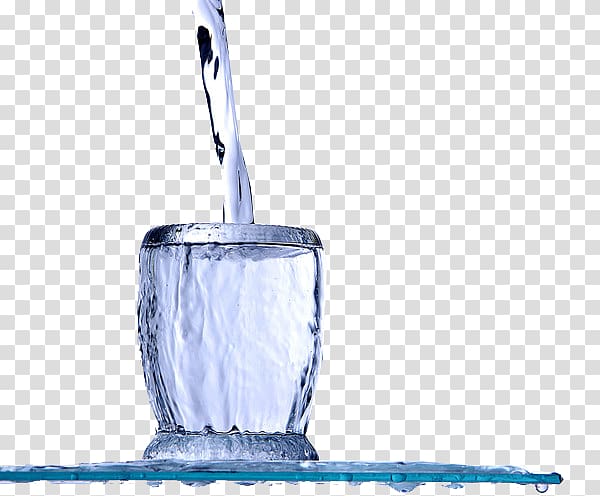 Water Drop Glass Raw material, DC into the water column of the bottle transparent background PNG clipart