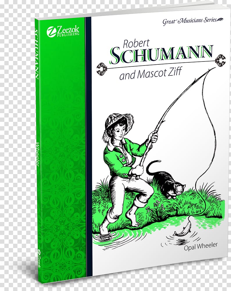 Robert Schumann and Mascot Ziff Fiction Character Cartoon Book, roaring twenties transparent background PNG clipart