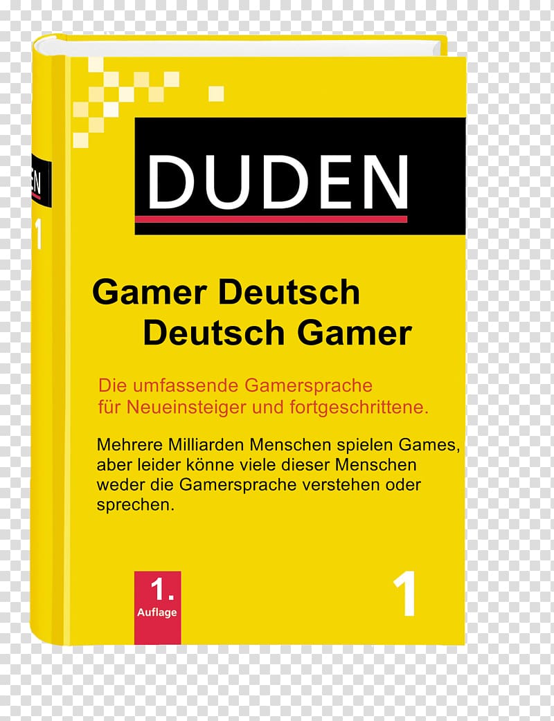Duden, Deutsches Universalwörterbuch Duden, Deutsches Universalwörterbuch German Dictionary, book transparent background PNG clipart