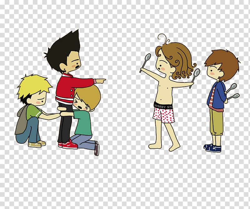 One Direction Drawing Animated cartoon Humour, creative transparent background PNG clipart