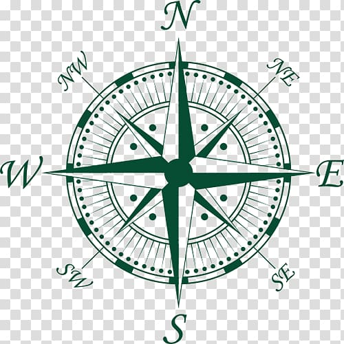 Compass rose North Cardinal direction East, compass transparent background PNG clipart