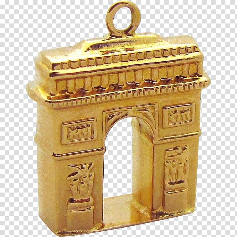 Arc de Triomphe Gold Ruby Lane Charms & Pendants Jewellery, gold transparent background PNG clipart