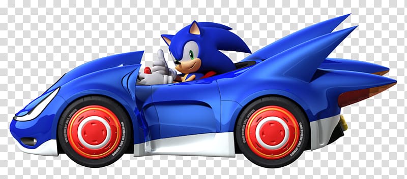 Sonic & Sega All-Stars Racing Sonic R Sonic the Hedgehog Sonic Gems Collection Sonic Forces, race car transparent background PNG clipart