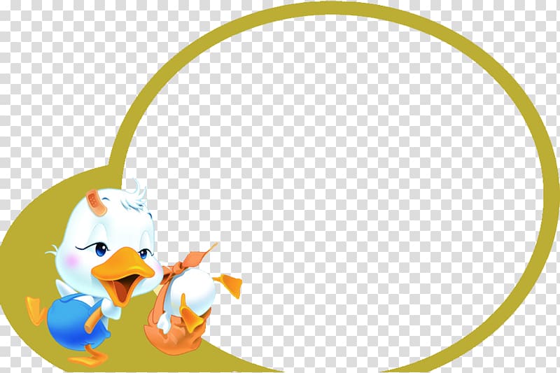 Duck Cartoon Illustration, Free cartoon baby duck buckle creative template transparent background PNG clipart