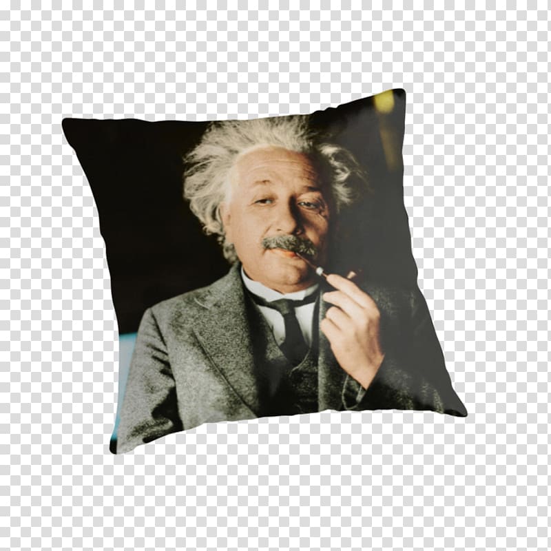 Albert Einstein If you want to live a happy life, tie it to a goal, not to people or things. Cushion Zebra Puzzle Throw Pillows, albert einstein transparent background PNG clipart