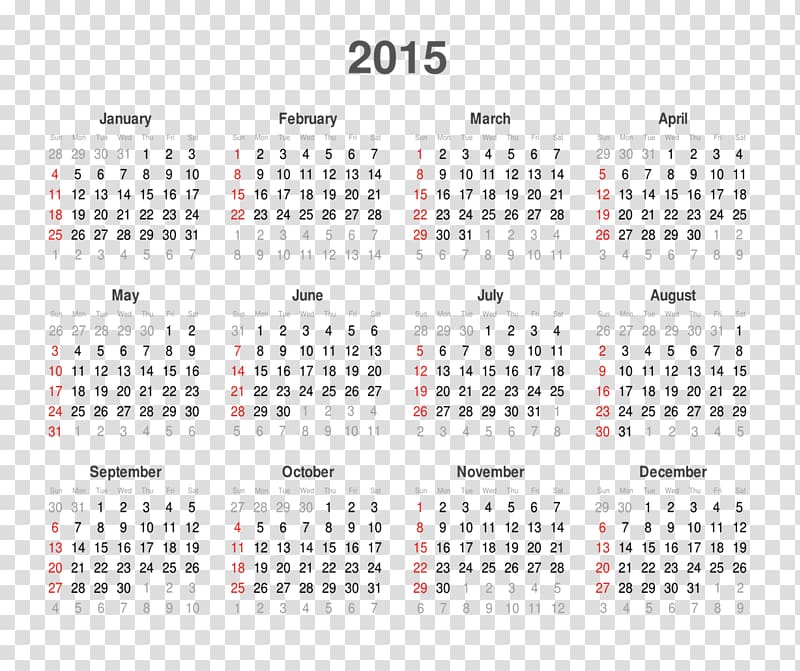 Online calendar Month Perpetual calendar Year, calendar transparent background PNG clipart