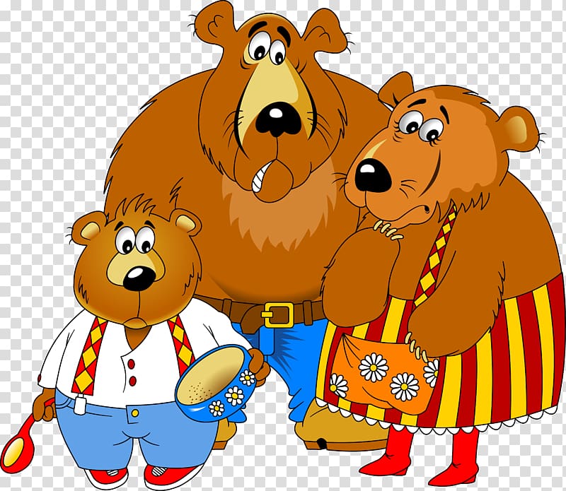 Bear Family Illustration, Panda transparent background PNG clipart