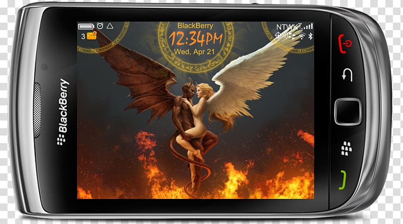 Michael Devil Demon Angel Lucifer, BlackBerry Torch 9800 transparent background PNG clipart