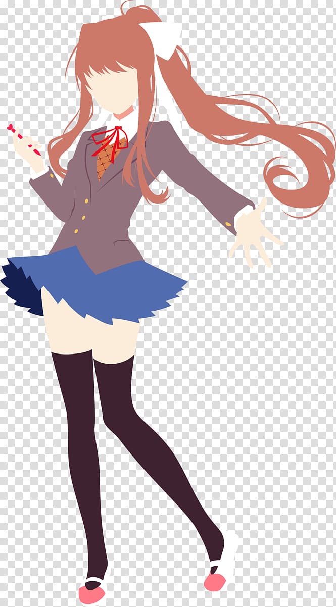 Doki Doki Literature Club! (Original Soundtrack) Team Salvato Dan Salvato Art, Ahegao transparent background PNG clipart