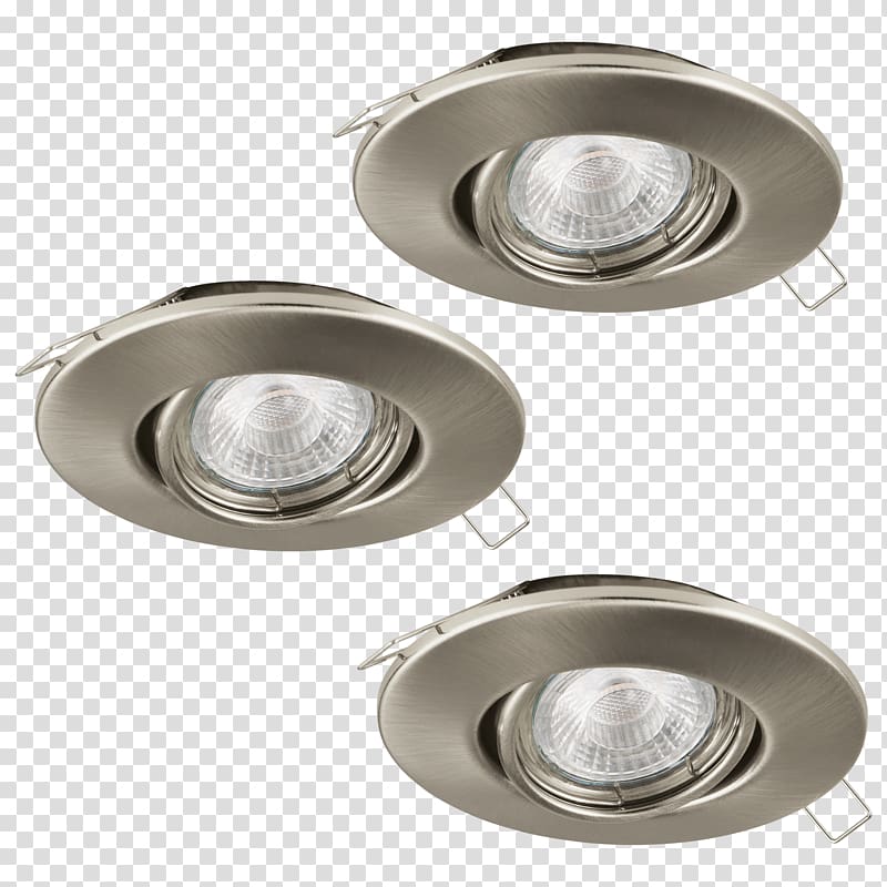 Light fixture Recessed light Lighting EGLO, downlights transparent background PNG clipart