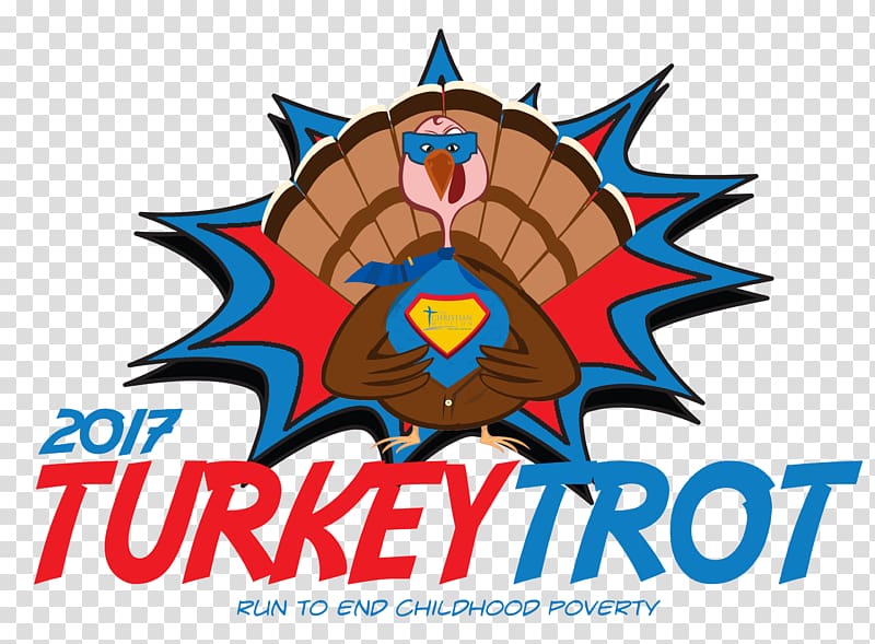 Turkey trot Logo Brand , mission statement transparent background PNG clipart