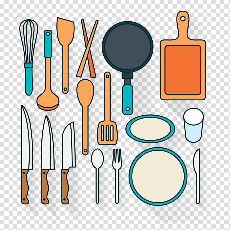 Knife Tableware Kitchen, Kitchen utensils transparent background PNG clipart