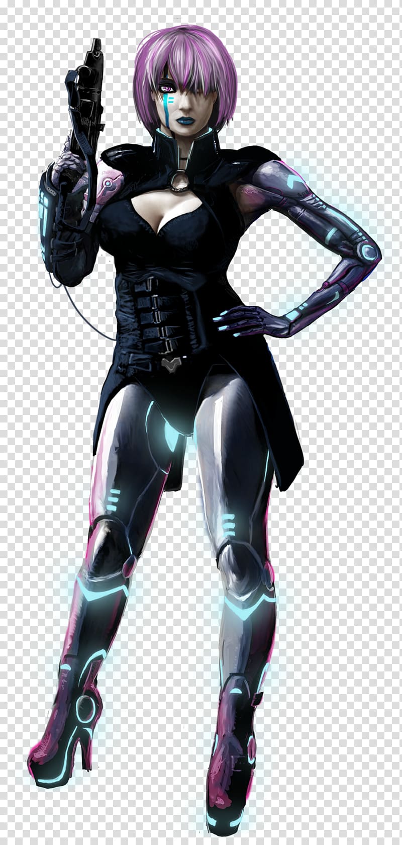 Shadowrun: Dragonfall Cyberpunk 2020 Molly Cyberware, science fiction transparent background PNG clipart