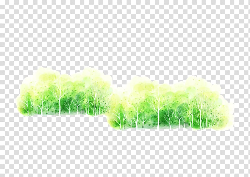 Tree Euclidean Computer file, A row of trees transparent background PNG clipart