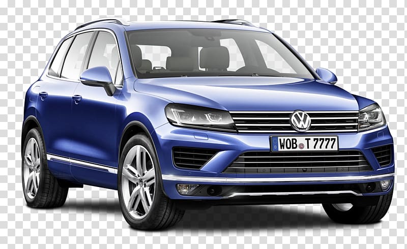 2015 Volkswagen Touareg 2016 Volkswagen Touareg Car Sport utility vehicle, Blue Volkswagen Touareg Car transparent background PNG clipart