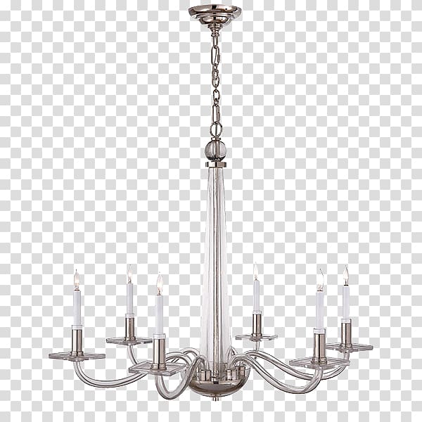 Lighting Chandelier Light fixture Nickel, European model home lamp transparent background PNG clipart