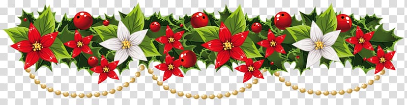 Christmas decoration Garland Wreath , Mistletoe transparent background PNG clipart
