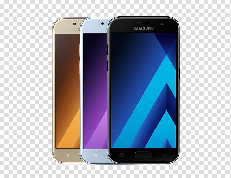 Smartphone Samsung Galaxy A5 (2017) Samsung Galaxy A3 (2017) Samsung Galaxy A7 (2017) Samsung Galaxy A3 (2015), smartphone transparent background PNG clipart
