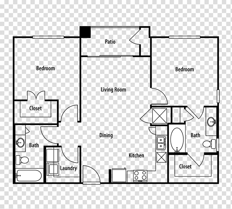 Artist Walk Apartment Ratings Floor plan, forest plan transparent background PNG clipart