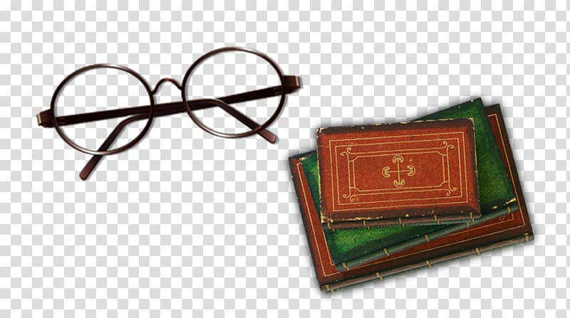 Glasses Circle, Classical Books transparent background PNG clipart