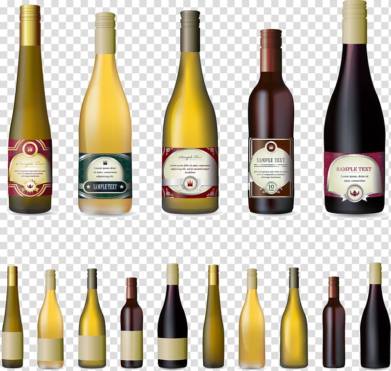 Red Wine Wine cooler Bottle, wine transparent background PNG clipart