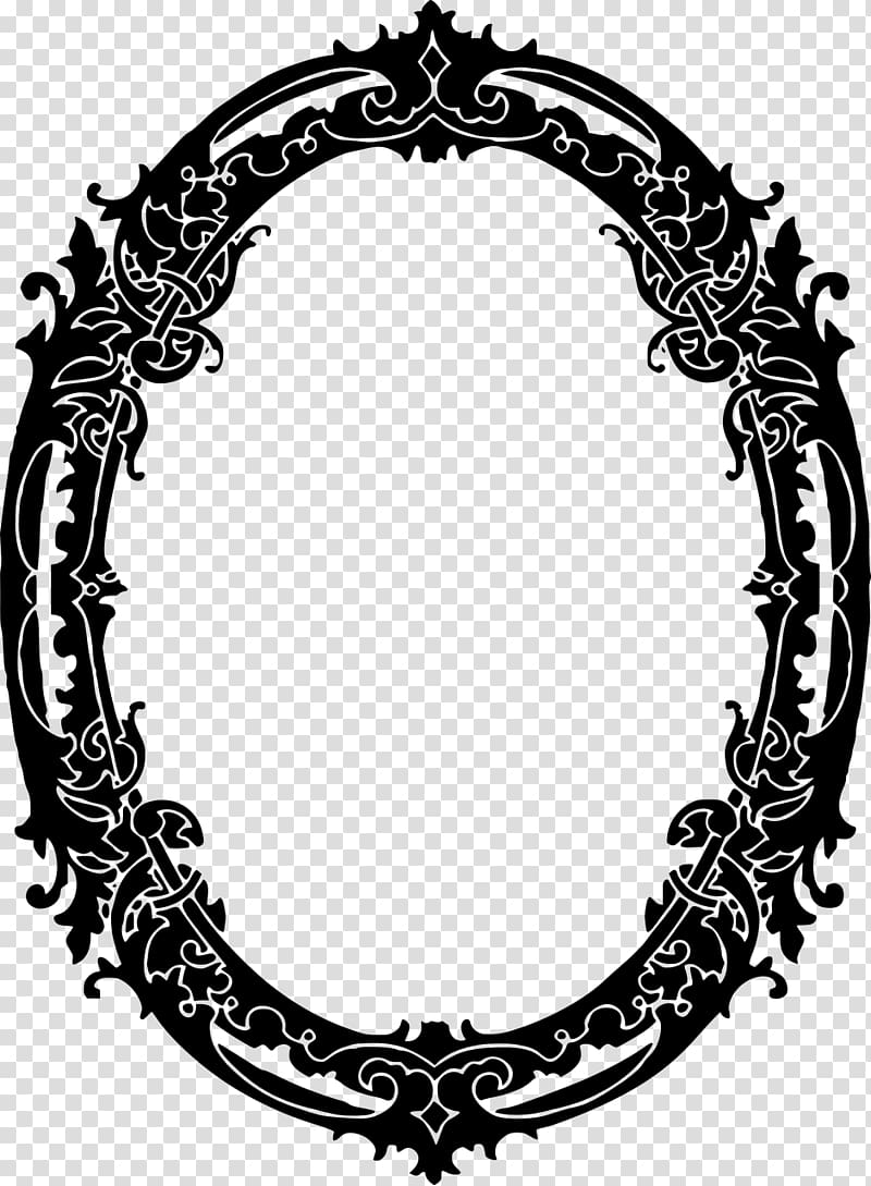 Borders and Frames Frames Black and white , Frame gothic transparent background PNG clipart