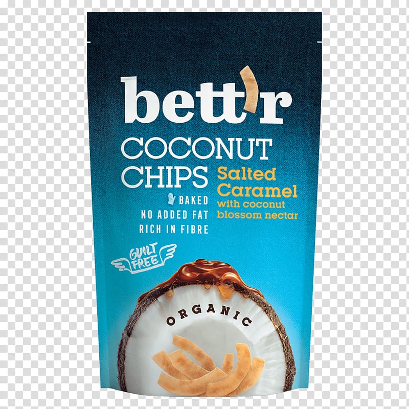 Potato chip Chili con carne Coconut Salt Caramel, coconut transparent background PNG clipart