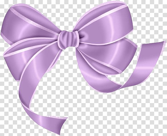 purple ribbon illustration, Bow Purple transparent background PNG clipart
