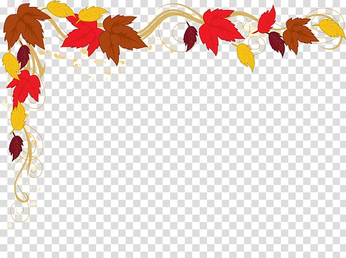 Autumn , Border Leaves transparent background PNG clipart