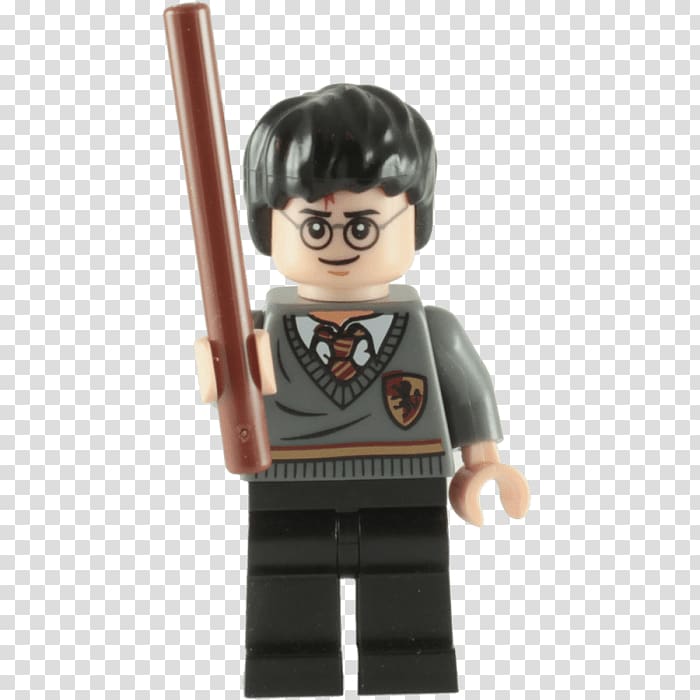 Harry Potter mini figure, Lego Harry Potter Wand transparent background PNG clipart
