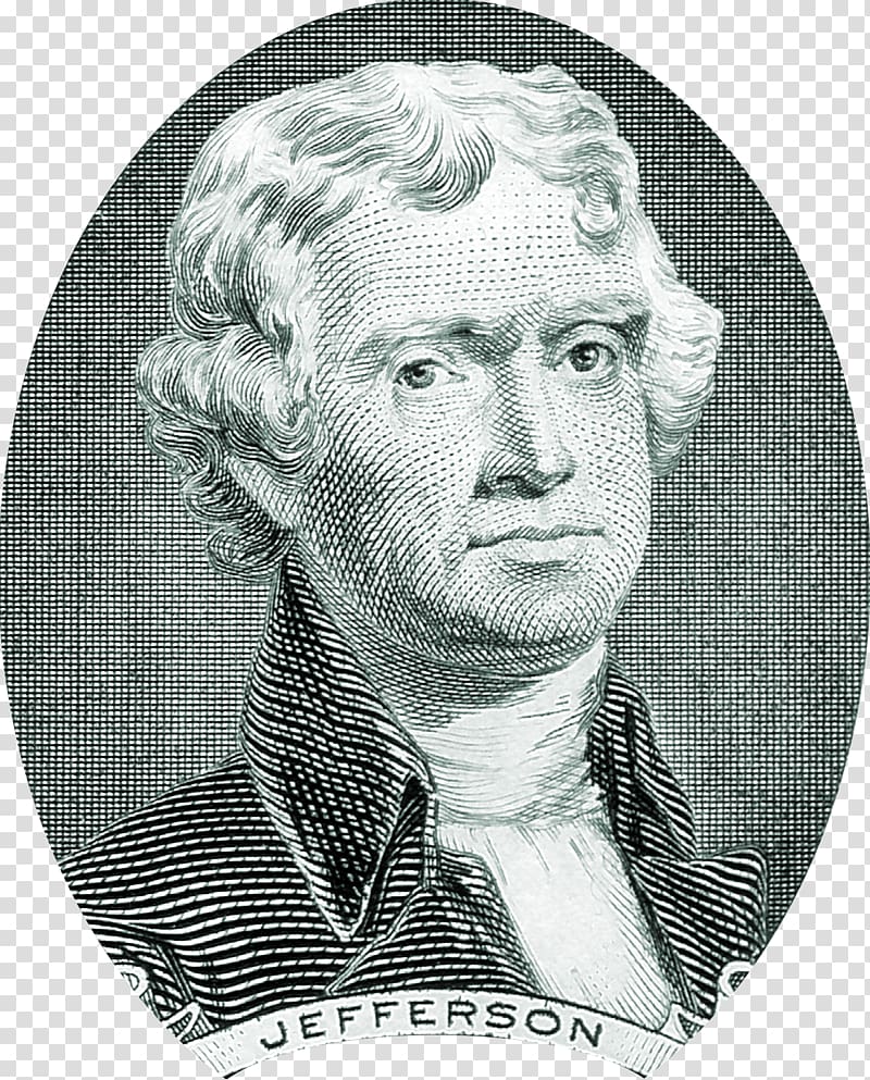 Thomas Jefferson United States two-dollar bill United States one-dollar bill United States Dollar, bill clinton transparent background PNG clipart