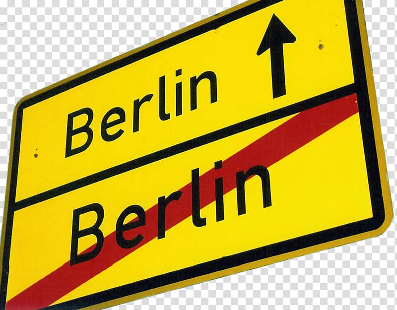 Traffic sign Berlin Wall Logo Brand Line, berlin transparent background PNG clipart