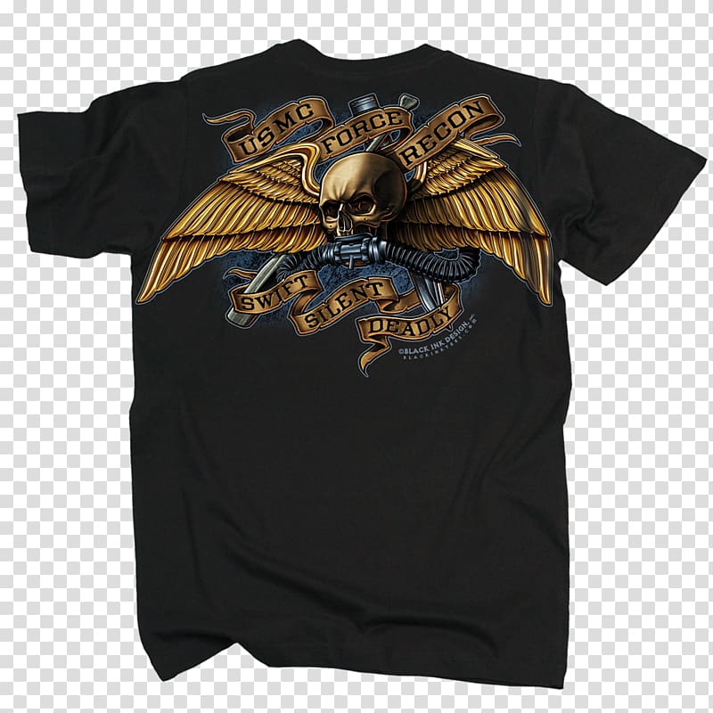 T-shirt United States Marine Corps Force Reconnaissance Special forces Marines, Naval Aviation Wings Supply transparent background PNG clipart