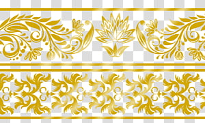 Icon, Gold border, gray and beige floral transparent background PNG ...