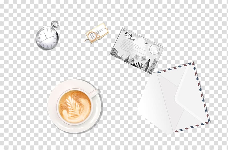 Brand Pattern, Watch Free coffee pull creative envelope transparent background PNG clipart