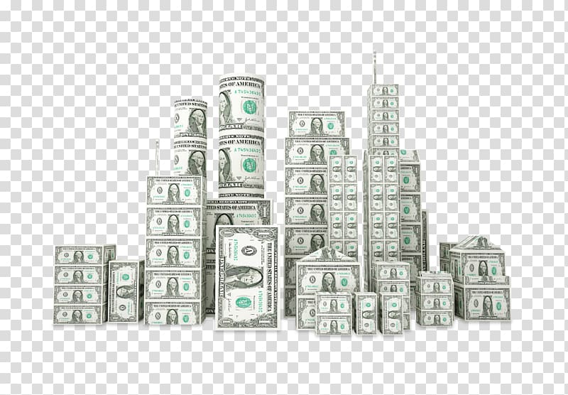 1 U.S. dollar banknotes, United States Dollar Banknote Foreign Exchange Market Money, The stack of dollars transparent background PNG clipart