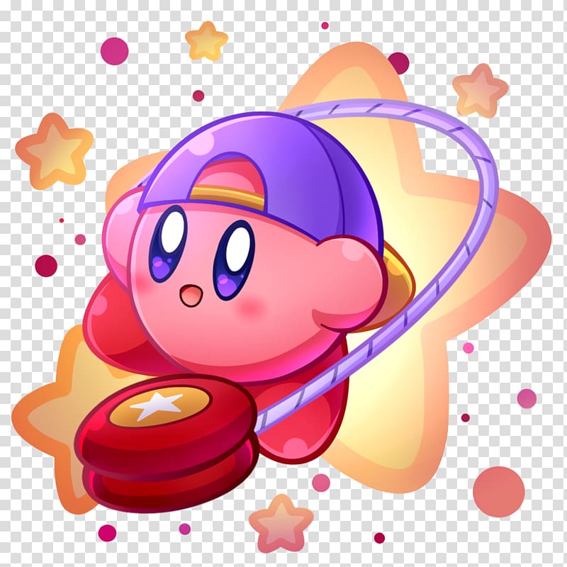 Kirby Star Allies Drawing Fan art, yo-yo transparent background PNG clipart