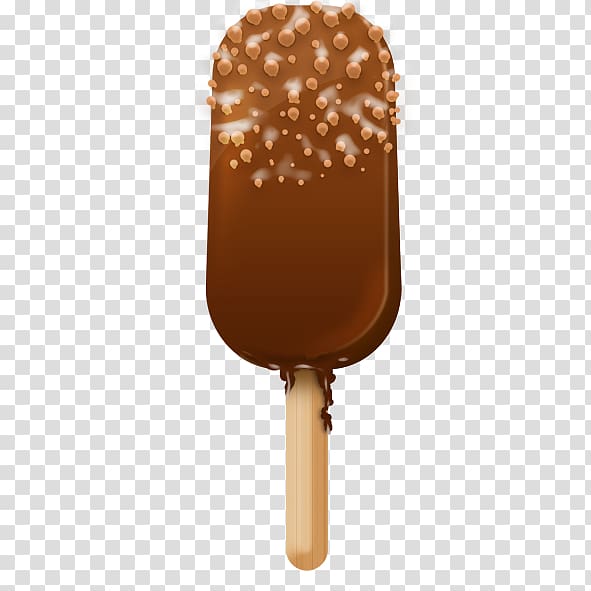 Ice cream Ice pop Chocolate, Chocolate Popsicle transparent background PNG clipart