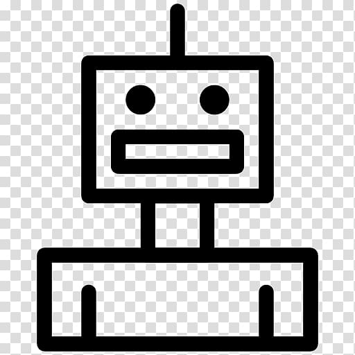 Bot Square Icon transparent background PNG clipart