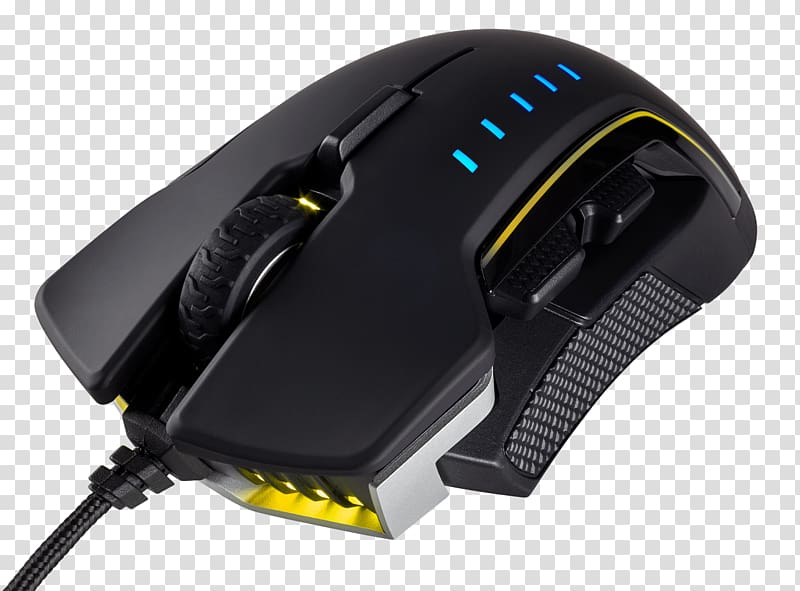 Computer mouse Corsair GLAIVE RGB Video game Dots per inch RGB color model, Computer Mouse transparent background PNG clipart