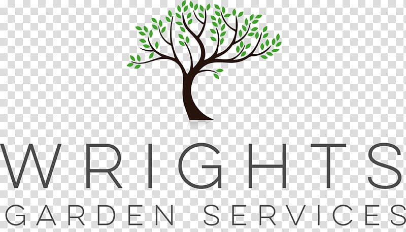 Wrights Garden Services Logo Gardening Lawn, Garden Services transparent background PNG clipart