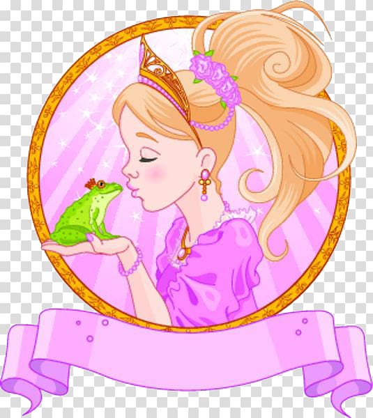 The Frog Prince Kiss Princess , Kissing frogs transparent background PNG clipart